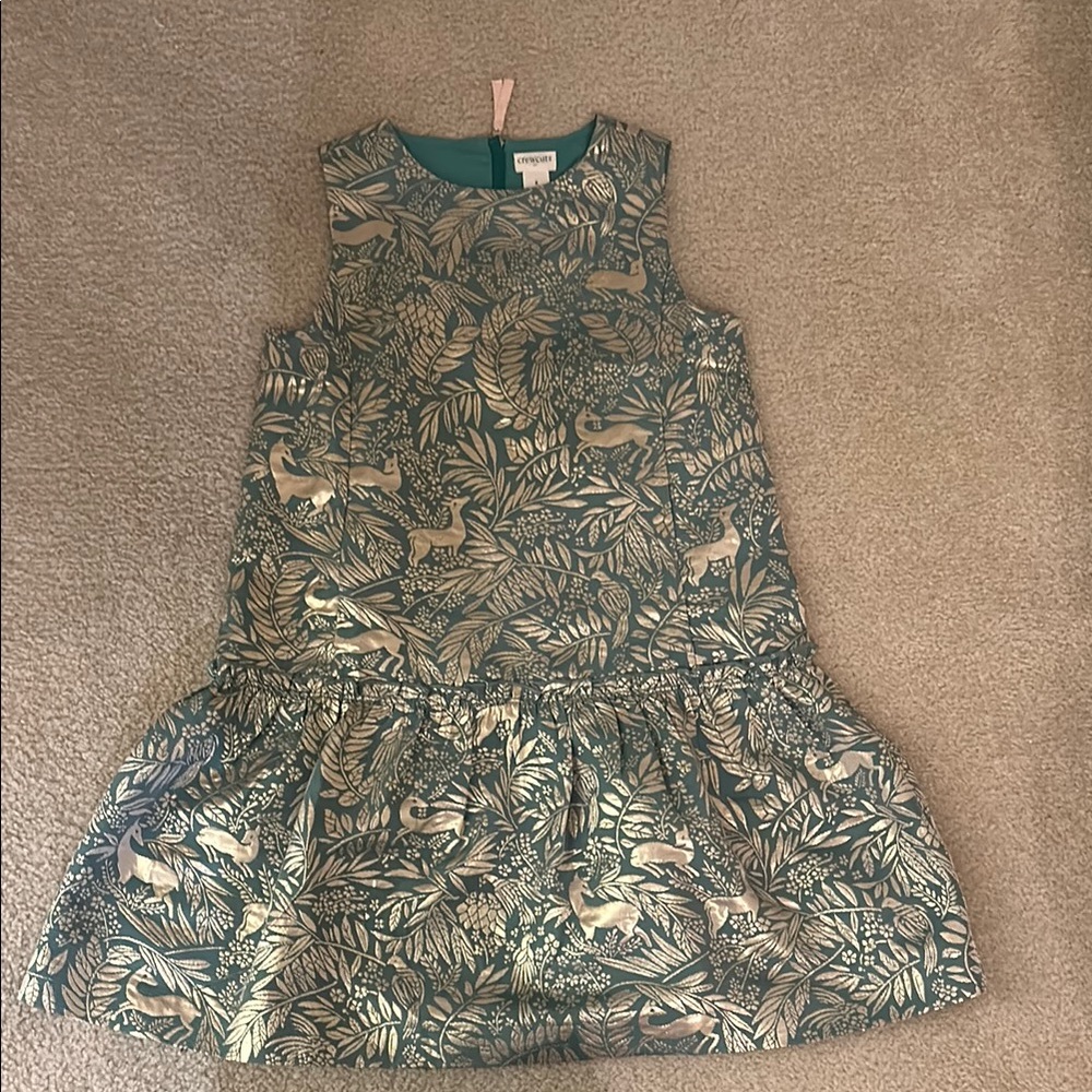 Kids Jungle Print Dress - Green